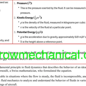 The Bernoulli Equation image